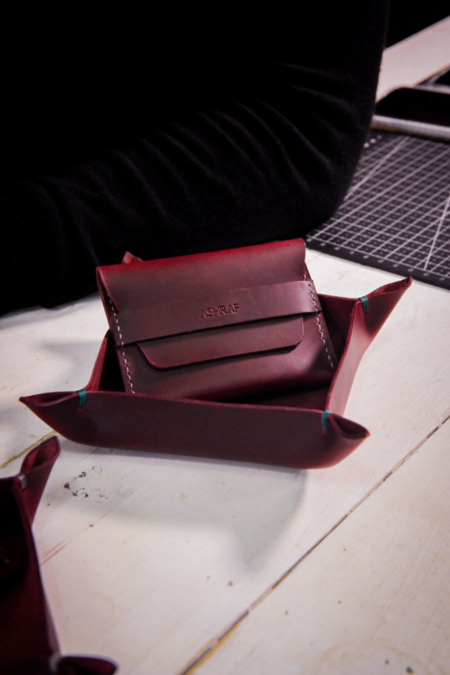 Sleek Slip Cardholder + Valet Tray